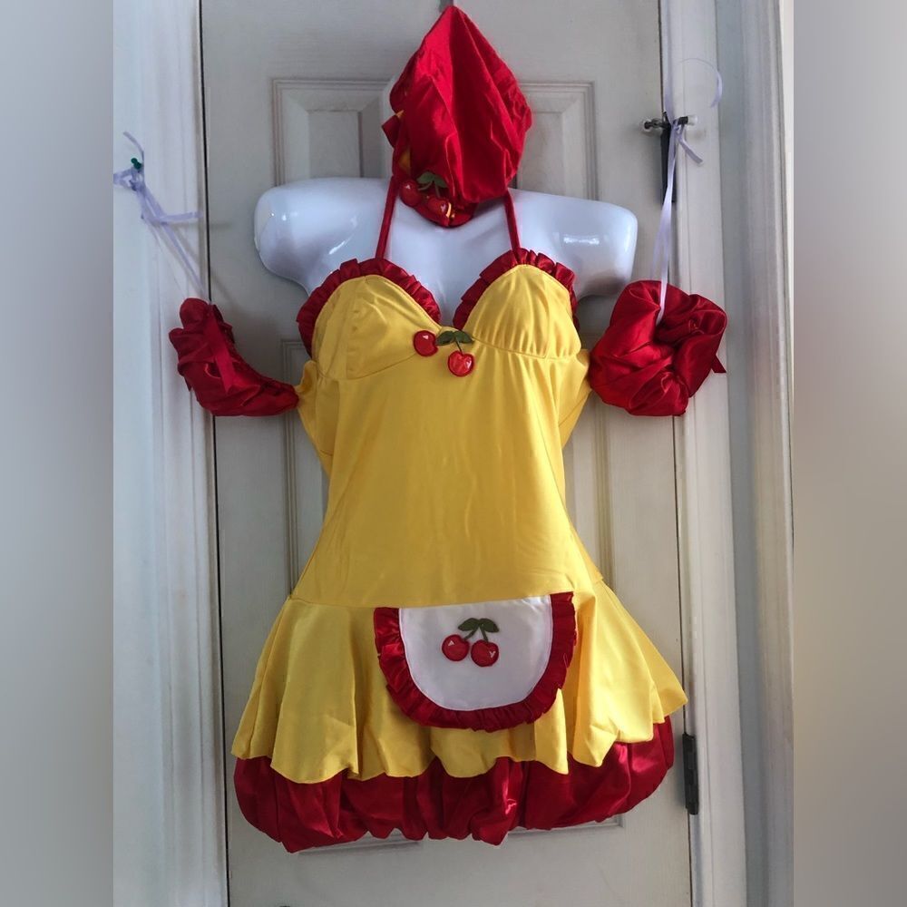 Bewicked sexy sweet cherry tart corset back - new in bag  Halloween costume